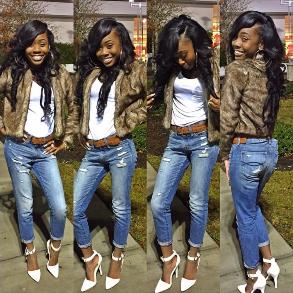 Cropped Fur Jacket